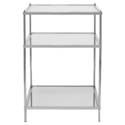 Benton Glam Mirrored Side Table - Chrome - Aiden Lane 7 Benton Glam Mirrored Side Table - Chrome - Aiden Lane -Baxton Studio Shop GUEST 8177f7c8 9f81 43fa b318 59af2f0f7984