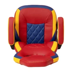 BlackArc High Back Gaming Chair With Red And Yellow Faux Leather Upholstery, Adjustable Swivel Seat And Padded Flip-Up Arms 23 BlackArc High Back Gaming Chair With Red And Yellow Faux Leather Upholstery, Adjustable Swivel Seat And Padded Flip-Up Arms -Baxton Studio Shop GUEST 82b5d92a 8b52 41c9 bdbd caccfdb4c328