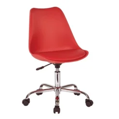 Emerson Office Chair With Pneumatic Chrome Base - OSP Home Furnishings -Baxton Studio Shop GUEST 833926e2 1fc0 4c8d ad2a 7df4464771f7