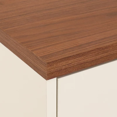 Sunnydaze Decor Sunnydaze Indoor Mid-Century Modern 2-Door Accent Buffet Cabinet With Shelves 6 Sunnydaze Decor Sunnydaze Indoor Mid-Century Modern 2-Door Accent Buffet Cabinet With Shelves - Image 6