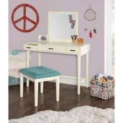 Garbo Vanity Set Cream - Linon 16 Garbo Vanity Set Cream - Linon -Baxton Studio Shop GUEST 84345099 09da 4d00 be61 5051e4bbb8db