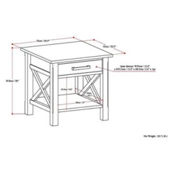 21" Waterloo End Table - Wyndenhall -Baxton Studio Shop GUEST 8533c6d0 9f52 4423 8c82 246e896aead3