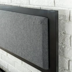 Korey Platform Metal Bed Frame With Upholstered Headboard Black - Zinus -Baxton Studio Shop GUEST 8568dc1f 54ca 4da8 a4ed e429e63e1ab2