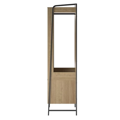 Bushwick Wardrobe Natural - Novogratz 7 Bushwick Wardrobe Natural - Novogratz - Image 7