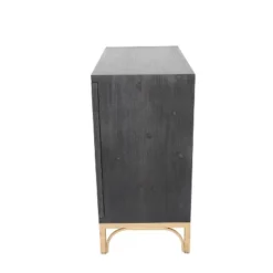Art Deco Contemporary Mirrored Wood Cabinet Black - Olivia & May 26 Art Deco Contemporary Mirrored Wood Cabinet Black - Olivia & May -Baxton Studio Shop GUEST 85852955 cb21 458b b5fc 6afdd929817e