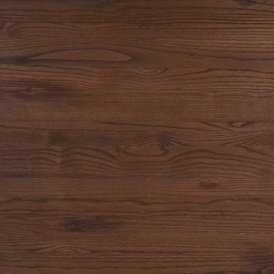 Merrick Lane 24" Round Metal Indoor Table With Galvanized Steel Frame And Rustic Wood Top 4 Merrick Lane 24" Round Metal Indoor Table With Galvanized Steel Frame And Rustic Wood Top - Image 4