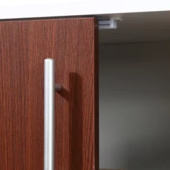 HOMCOM Modern Sideboard, Buffet Cabinet, Console Table With Adjustable Shelves, Anti-Topple Design, And Large Countertop, Brown -Baxton Studio Shop GUEST 86b02653 d724 4315 9db3 2f4b0d50ec40