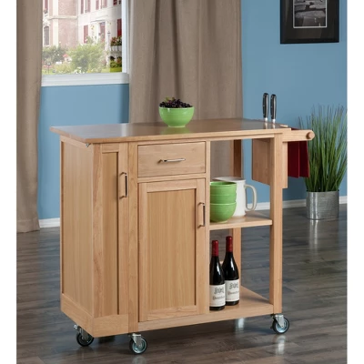 Douglas Kitchen Cart Natural - Winsome 13 Douglas Kitchen Cart Natural - Winsome - Image 13