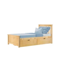 Max & Lily Twin-Size Platform Bed With Underbed Storage Drawers -Baxton Studio Shop GUEST 870576aa 3579 48f2 b2d9 b913624f2394