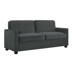Queen Cassidy Sofa Sleeper Gray Velvet - Room & Joy -Baxton Studio Shop GUEST 87d962ec 1daf 4f54 958b 38d0c5374464