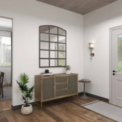 Contemporary Metal Cabinet Brown - Olivia & May -Baxton Studio Shop GUEST 8860803b 1011 4bc6 826e 13c0d2ad47e4