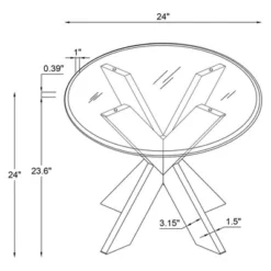 Axbridge Side Table - Linon -Baxton Studio Shop GUEST 8865c200 cce0 4188 80c7 b2dc8e899f9a