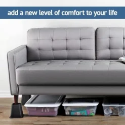 Adjustable Bed Risers - Heavy Duty Furniture Riser Set Of 4 In Heights Of 8, 5, Or 3 Inches For Table Risers, Bed Frame Risers In Black – Homeitusa -Baxton Studio Shop GUEST 888f7a5b 49a2 44bd 87f9 1c3e74e4871f