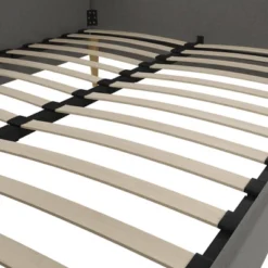 Queen Fabio Mid-Century Daybed Queen Gray Linen - Room & Joy -Baxton Studio Shop GUEST 8976925f e115 4c9c 87bc 567c584444f5