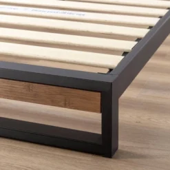 Suzanne Platform Bed With Headboard Black - Zinus 11 Suzanne Platform Bed With Headboard Black - Zinus -Baxton Studio Shop GUEST 8a82b020 e77d 4b1b 8d6e 3bd021911e93