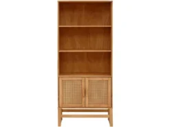 RealRooms Talo Scandinavian 3 Shelf Bookcase With Closed Storage -Baxton Studio Shop GUEST 8adb96f9 7a8e 4f05 b7dc 8a4163b1afc0