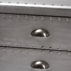 5 Drawer Davet Metal Accent Chest Silver - Baxton Studio -Baxton Studio Shop GUEST 8ae3df62 4f2d 4cee 98f4 6c8e9a6c6741