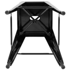 Flash Furniture 30" High Metal Indoor Bar Stool - Stackable Set Of 4 -Baxton Studio Shop GUEST 8b9b158a e720 43d2 94a9 e0e86b66fa9b