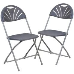 Flash Furniture 2 Pack HERCULES Series 650 Lb. Capacity Plastic Fan Back Folding Chair -Baxton Studio Shop GUEST 8ba4184d 985c 41b7 b1a8 43597af63fd4
