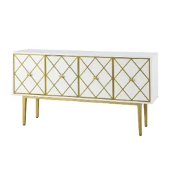 Fay 63'' Wide Modern Sideboard Cabinet With Metal Legs| KARAT HOME -Baxton Studio Shop GUEST 8c0cdbf6 8cbc 400b 906a b079b8c66c4b