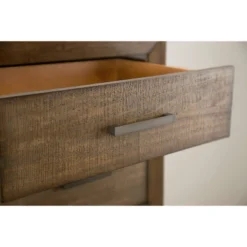 6pc Aurora Mid-Century Brown Bedroom Set With Upholstered Bed - Abbyson Living -Baxton Studio Shop GUEST 8c1b71ac 8886 42a7 9e49 c7144f26908a