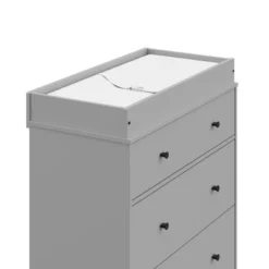 Storkcraft Beckett 3 Drawer Dresser With Changing Topper - Pebble Gray -Baxton Studio Shop GUEST 8c35646e 004c 46c8 89d2 be94c50fa93e