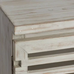 Elm Lane Hudson 26" Wide Slat Door Accent Cabinet -Baxton Studio Shop GUEST 8c558c05 aa68 4816 bd27 b5aea152eb29