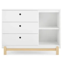 Delta Children Poppy 3 Drawer Dresser With Cubbies And Interlocking Drawers -Baxton Studio Shop GUEST 8c64ac33 c592 4175 876e c0c67c4cd807
