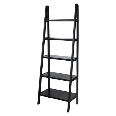 72" Shelf Ladder Bookcase - Flora Home 3 72" Shelf Ladder Bookcase - Flora Home - Image 3