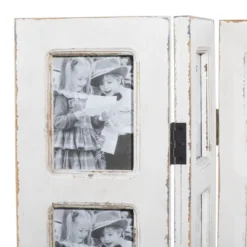 Farmhouse Chinquapin Wood Rectangle Room Divider Screen White - Olivia & May -Baxton Studio Shop GUEST 8d605590 3839 4be3 b025 96634a69e51d