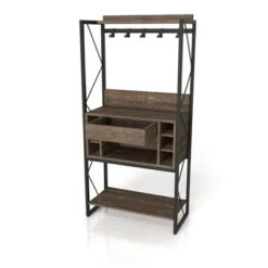 Orella Rustic Baker's Rack Reclaimed Oak - MiBasics -Baxton Studio Shop GUEST 8e286077 d8d8 4956 9db1 3238e77fcdf3