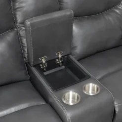 Isabella Upholstered Console Loveseat Gray - Steve Silver Co. -Baxton Studio Shop GUEST 8e434c2e 5b4b 4fbe 8aeb 591e22141a5b