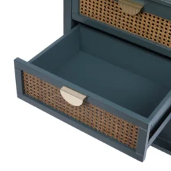 Archie 28.35"H X 15.75"D X 22.05"W Ash Wood Veneer 2 Drawer With Naturel Rattan And Pine Legs Nightstand With Storage - The Pop Maison -Baxton Studio Shop GUEST 8e6ec58d 5f65 44df 9124 d24a0cd70718