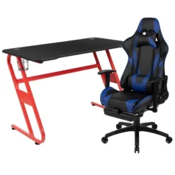 Flash Furniture Gaming Desk And Footrest Reclining Gaming Chair Set With Cup Holder And Headphone Hook -Baxton Studio Shop GUEST 8f5d8edf a3e2 4f79 b4c3 9212bfea738d