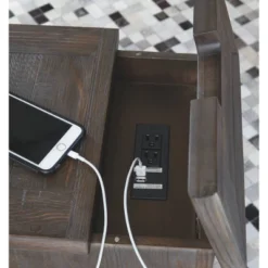 Wyndahl Chairside End Table Rustic Brown - Signature Design By Ashley -Baxton Studio Shop GUEST 8fe37315 e908 42a1 b0a6 2a53a1128c61