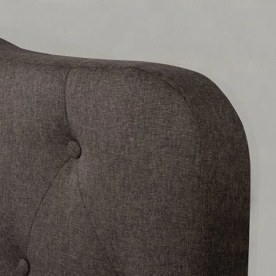 Nicole Upholstered Headboard Stone Fabric/Metal (Frame Not Included) - Hillsdale Furniture 4 Nicole Upholstered Headboard Stone Fabric/Metal (Frame Not Included) - Hillsdale Furniture - Image 4