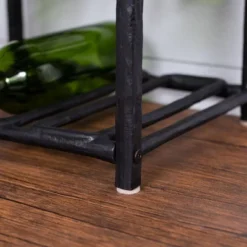 BIRDROCK HOME Bottle Rack - Black - Holder (9 Bottle) 8 BIRDROCK HOME Bottle Rack - Black - Holder (9 Bottle) -Baxton Studio Shop GUEST 9031de59 1a28 4ed1 a7c6 918d21515157