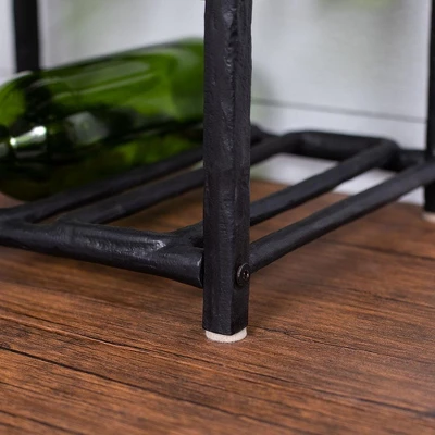 BIRDROCK HOME Bottle Rack - Black - Holder (9 Bottle) 4 BIRDROCK HOME Bottle Rack - Black - Holder (9 Bottle) - Image 4