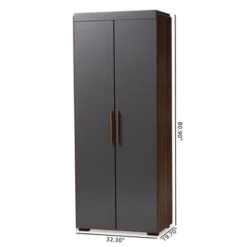 7 Shelf Wardrobe Rikke Two-Tone Wood Storage Cabinet Brown - Baxton Studio 13 7 Shelf Wardrobe Rikke Two-Tone Wood Storage Cabinet Brown - Baxton Studio -Baxton Studio Shop GUEST 9075e8c7 f560 4ee0 8193 eba7ca0d8083