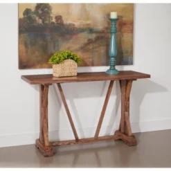 Brownstone Reserve Carson Console Table Brown - Treasure Trove Accents -Baxton Studio Shop GUEST 912da9e6 6467 4264 bcea c2526a7d6179