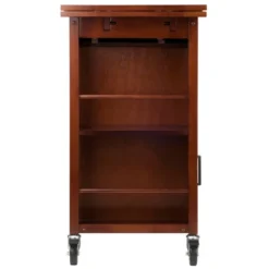 Gregory Kitchen Cart Walnut - Winsome -Baxton Studio Shop GUEST 92131d08 9c8d 40d3 b743 06cdd31e1cf2