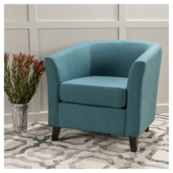 Preston Fabric Club Chair - Christopher Knight Home