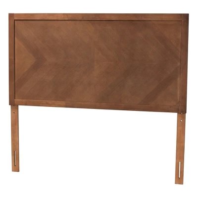 Queen Size Terrian Wood Headboard Ash Walnut - Baxton Studio 1 Queen Size Terrian Wood Headboard Ash Walnut - Baxton Studio