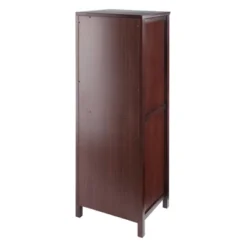 Brooke Cupboard With 1 Glass Door And 1 Cabinet Walnut - Winsome -Baxton Studio Shop GUEST 93755f89 13bc 4c12 bae8 37fdd8018e5a