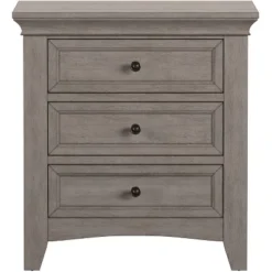 Cory 3 Drawer Wood Modular Storage Nightstand With Charging Station - Inspire Q -Baxton Studio Shop GUEST 93b6391a b61d 4af8 9028 2fef6b9c323c