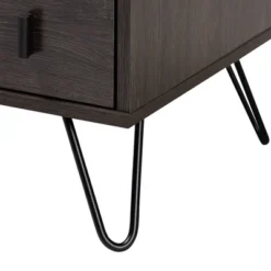 Glover Wood And Metal 2 Drawer Nightstand Brown/Gold - Baxton Studio 14 Glover Wood And Metal 2 Drawer Nightstand Brown/Gold - Baxton Studio -Baxton Studio Shop GUEST 95dfd9f7 d3f4 4bb6 af88 0de2b7e0c6d9