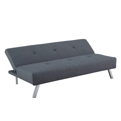 Sorenson Convertible Futon Sofa Bed Charcoal - Serta 3 Sorenson Convertible Futon Sofa Bed Charcoal - Serta - Image 3