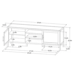 Warwick TV Stand For TVs Up To 69" With Storage - Threshold™ 9 Warwick TV Stand For TVs Up To 69" With Storage - Threshold™ -Baxton Studio Shop GUEST 9651a4a1 ac36 4831 8126 47488a953e9a