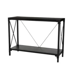 Modern Industry Metal/Wooden Console Table - Glitzhome 16 Modern Industry Metal/Wooden Console Table - Glitzhome -Baxton Studio Shop GUEST 9682beb9 fd0b 491e 838f 5223341ece3a