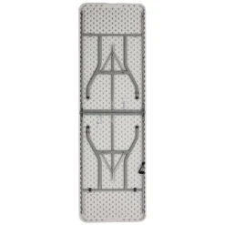 Emma And Oliver 8-Foot Bi-Fold Granite White Plastic Banquet And Event Folding Table With Handle -Baxton Studio Shop GUEST 96dcf960 a6fc 4c3d 8313 dd9dde97dda5 1